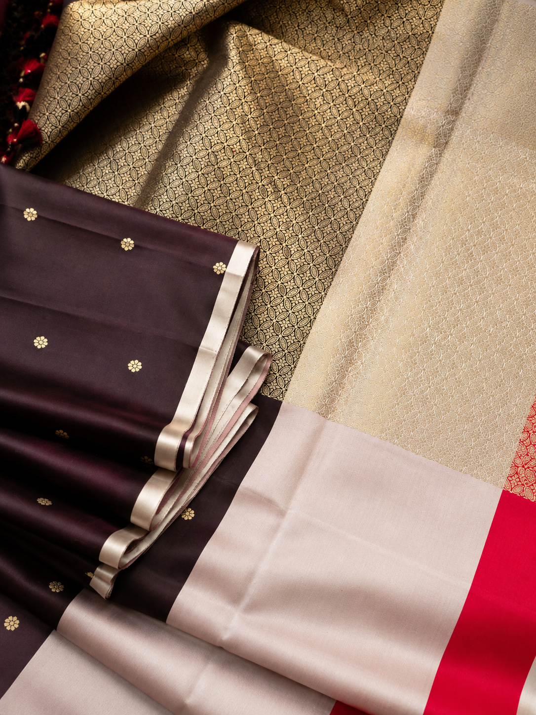 Contemporary Double Katan Banarsi Saree