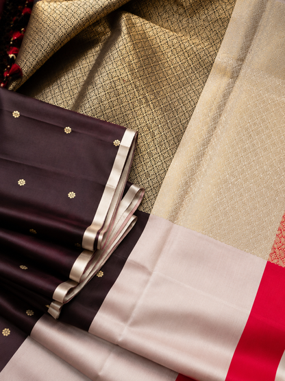 Contemporary Double Katan Banarsi Saree