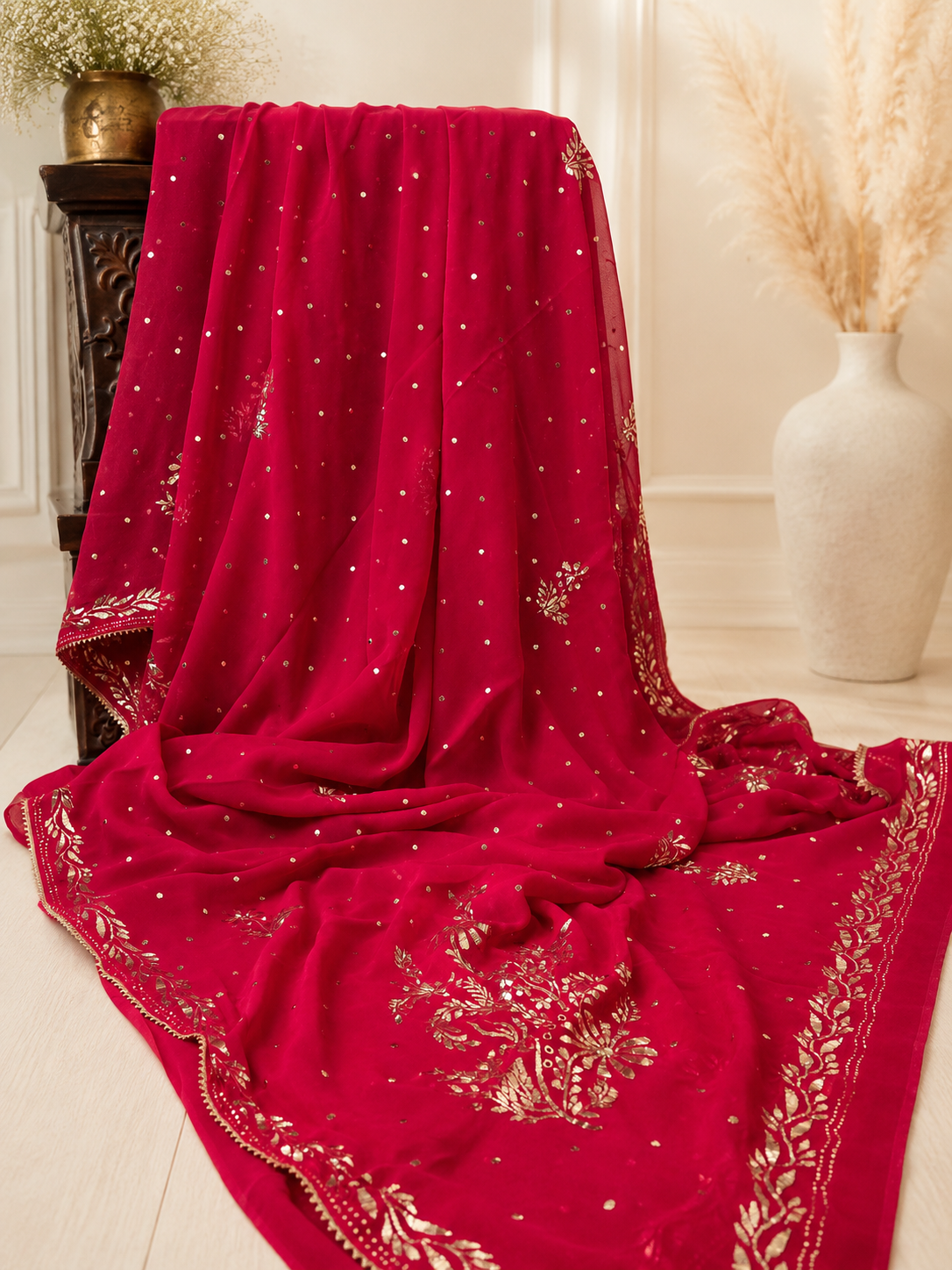 Pure Georgette Kamdani Saree