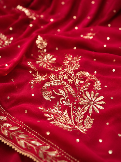 Pure Georgette Kamdani Saree