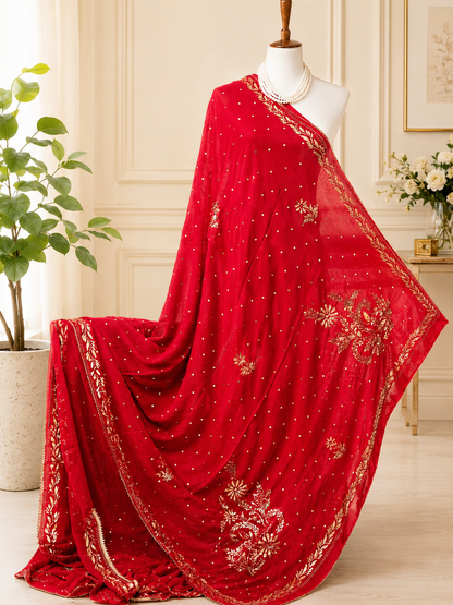 Pure Georgette Kamdani Saree