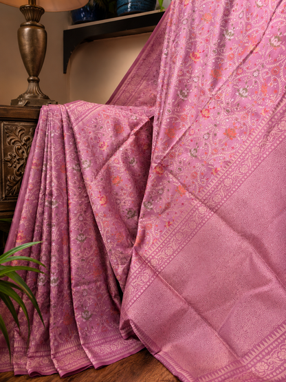 Ektara Silk Banarsi jamdani Saree