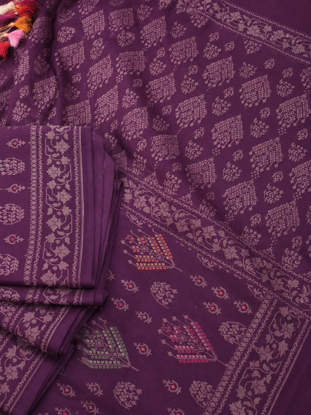 Ektara Silk Banarsi Jamdani Saree