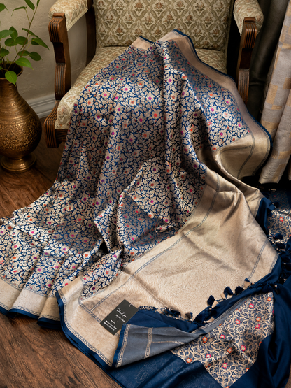 Katan Silk Vasikat Bricade Banarsi Saree