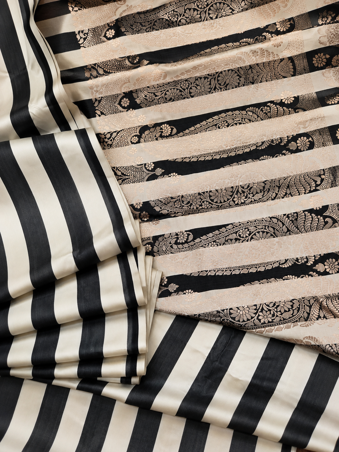 Contemporary Double Katan Banarsi Saree