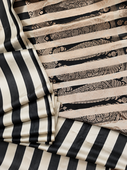 Contemporary Double Katan Banarsi Saree