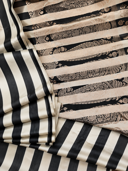 Contemporary Double Katan Banarsi Saree