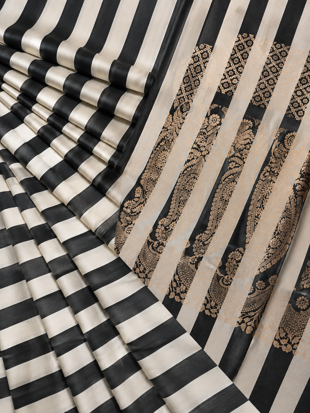 Contemporary Double Katan Banarsi Saree