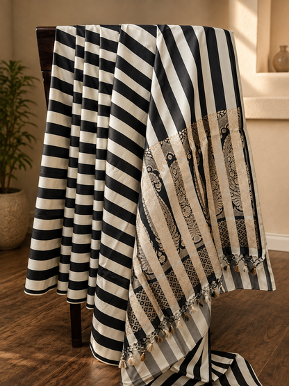 Contemporary Double Katan Banarsi Saree