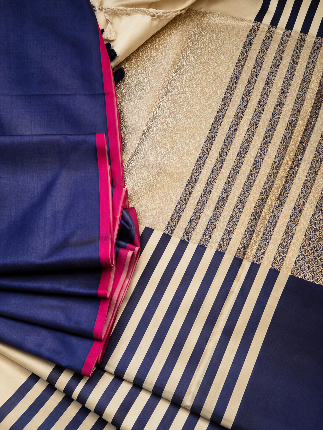Contemporary Double Katan Banarsi Saree