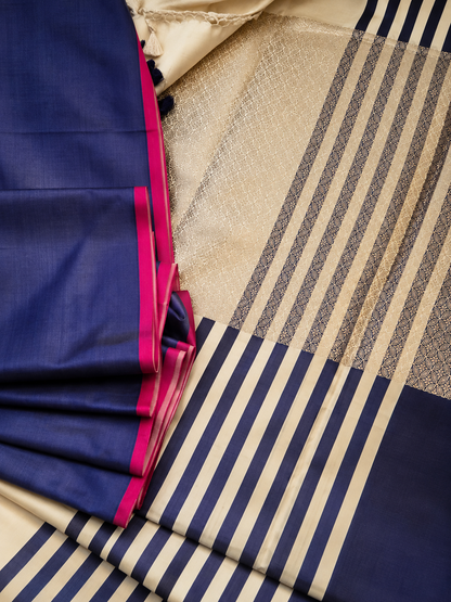 Contemporary Double Katan Banarsi Saree