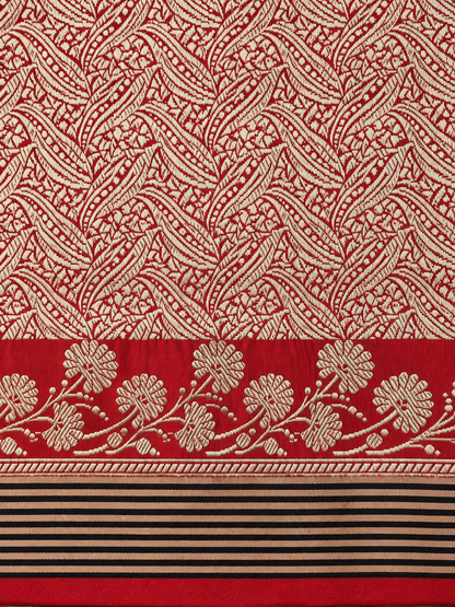 Contemporary Double Katan Banarsi Saree