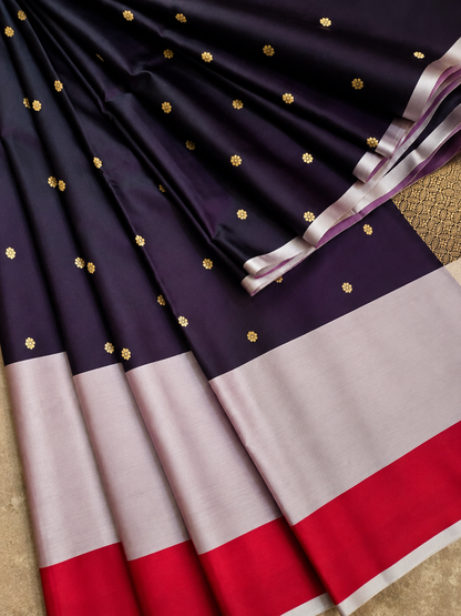 Contemporary Double Katan Banarsi Saree
