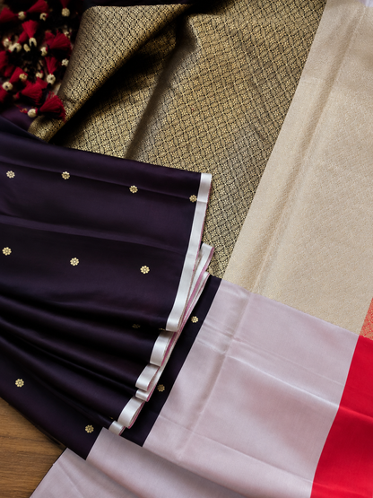 Contemporary Double Katan Banarsi Saree