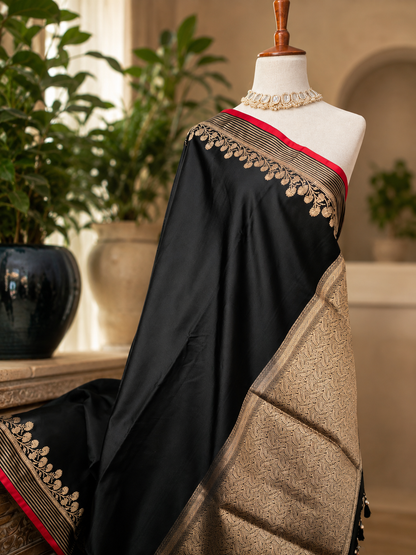 Contemporary Double Katan Banarsi Saree