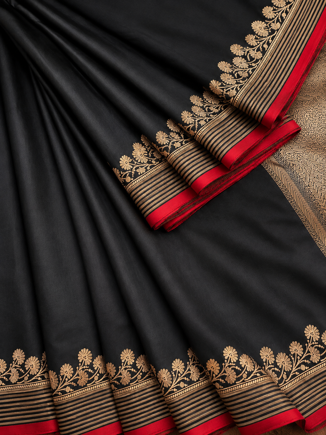 Contemporary Double Katan Banarsi Saree
