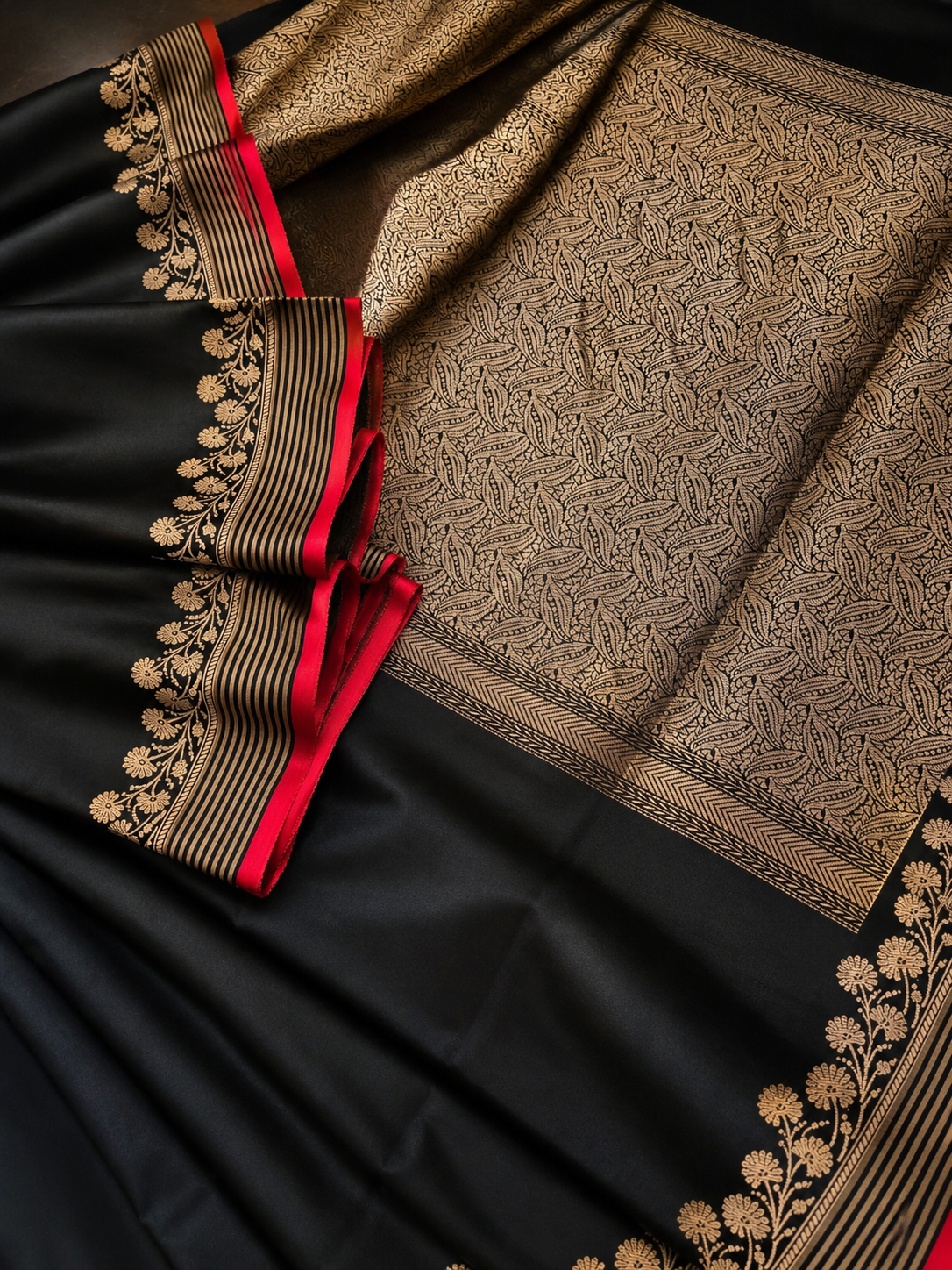Contemporary Double Katan Banarsi Saree