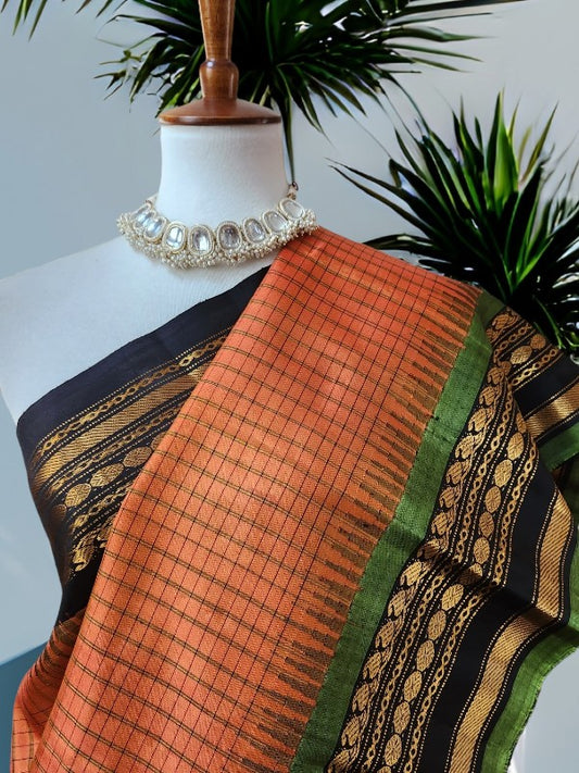 Orange Silk Gadwal