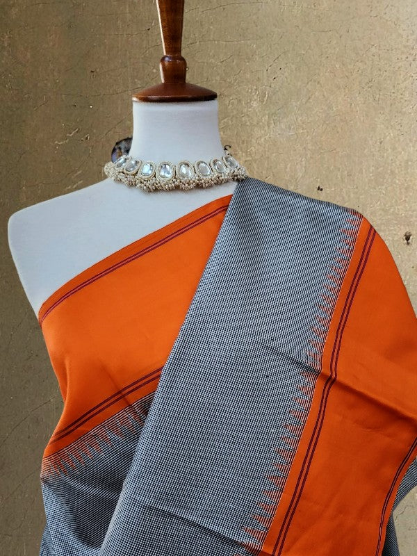 Micro Check Silk Kanjivaram