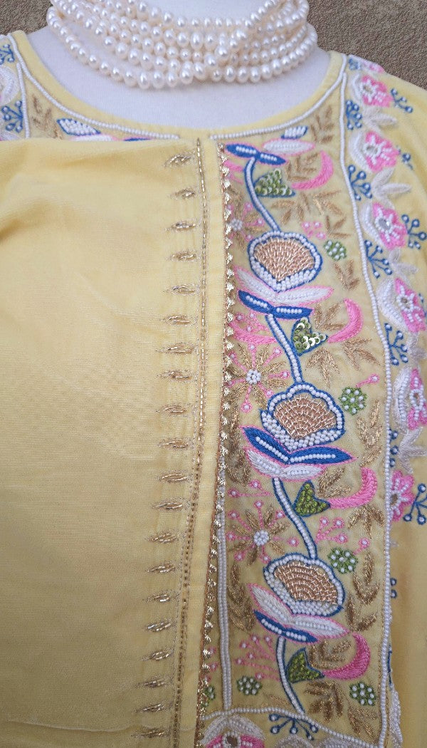 Velvet Anti-fit Zardozi Kaftan