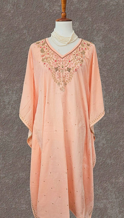 Velvet Anti-fit Zardozi Kaftan