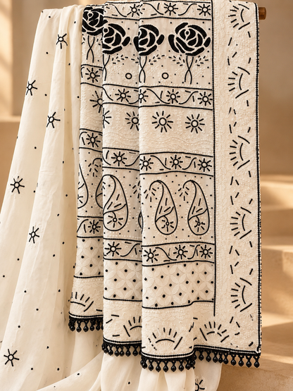 Pure Georgette Chikankari Saree