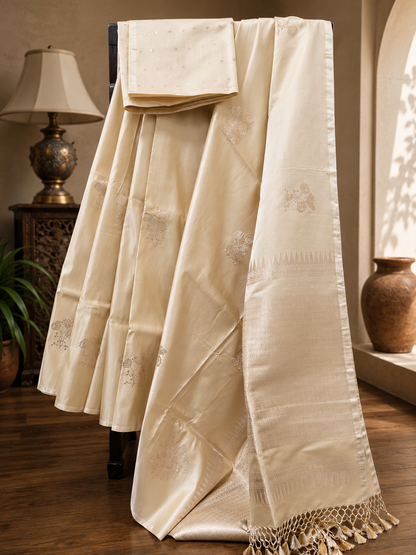 Contemporary Double Katan Banarsi Saree