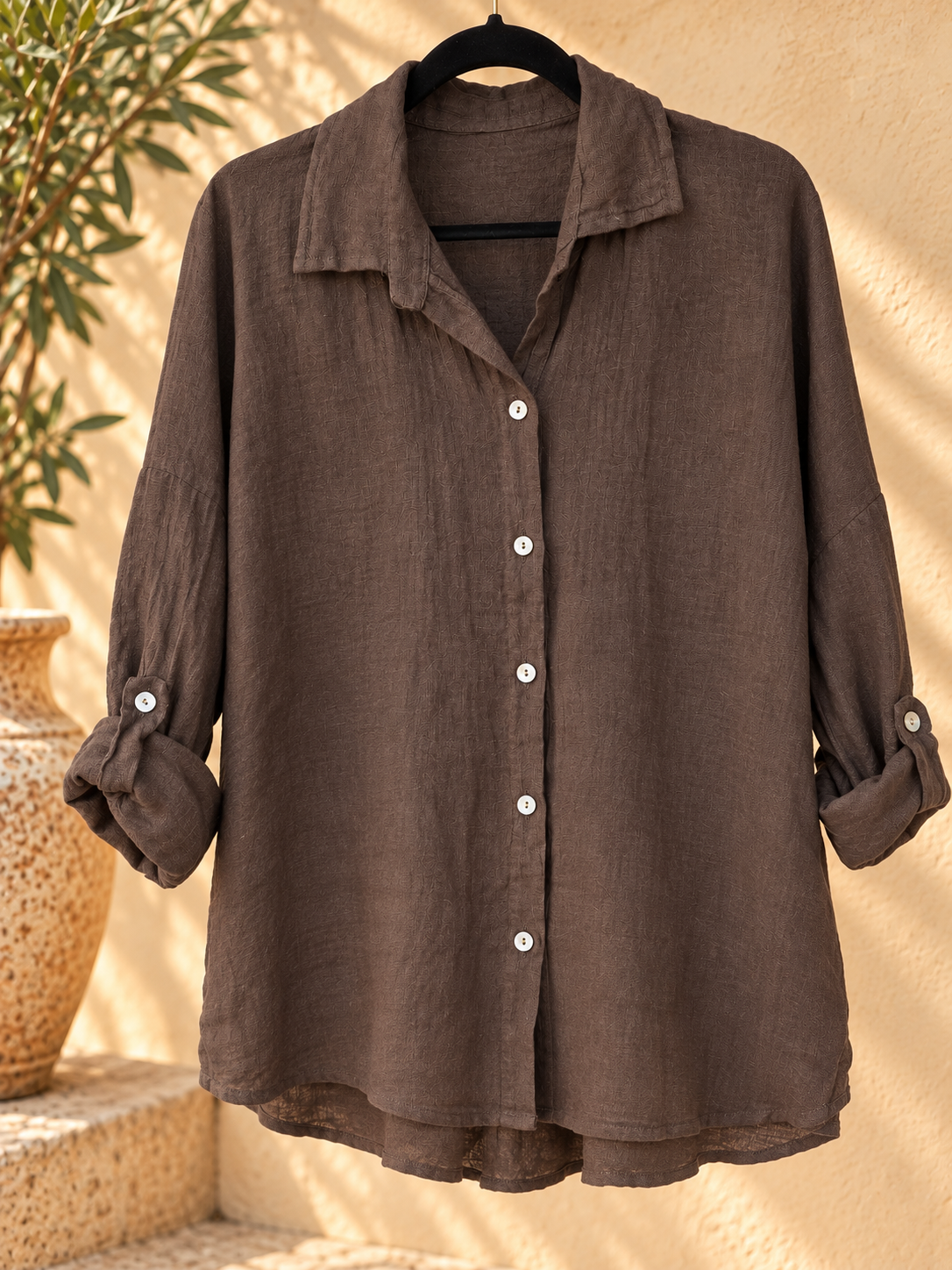 Tabac Pure Linen Co-ord Set