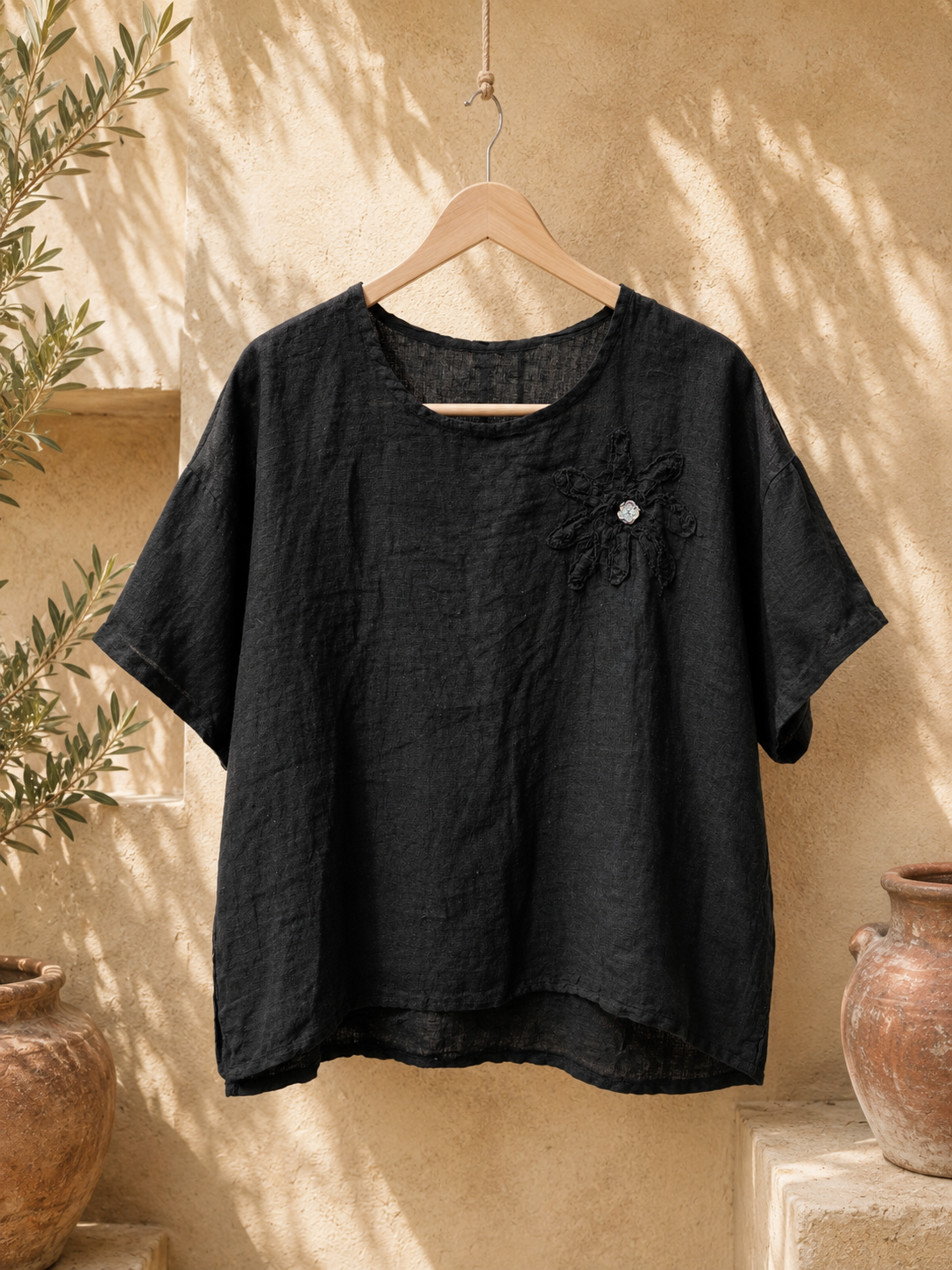 Noir - Antifit Boxy Top