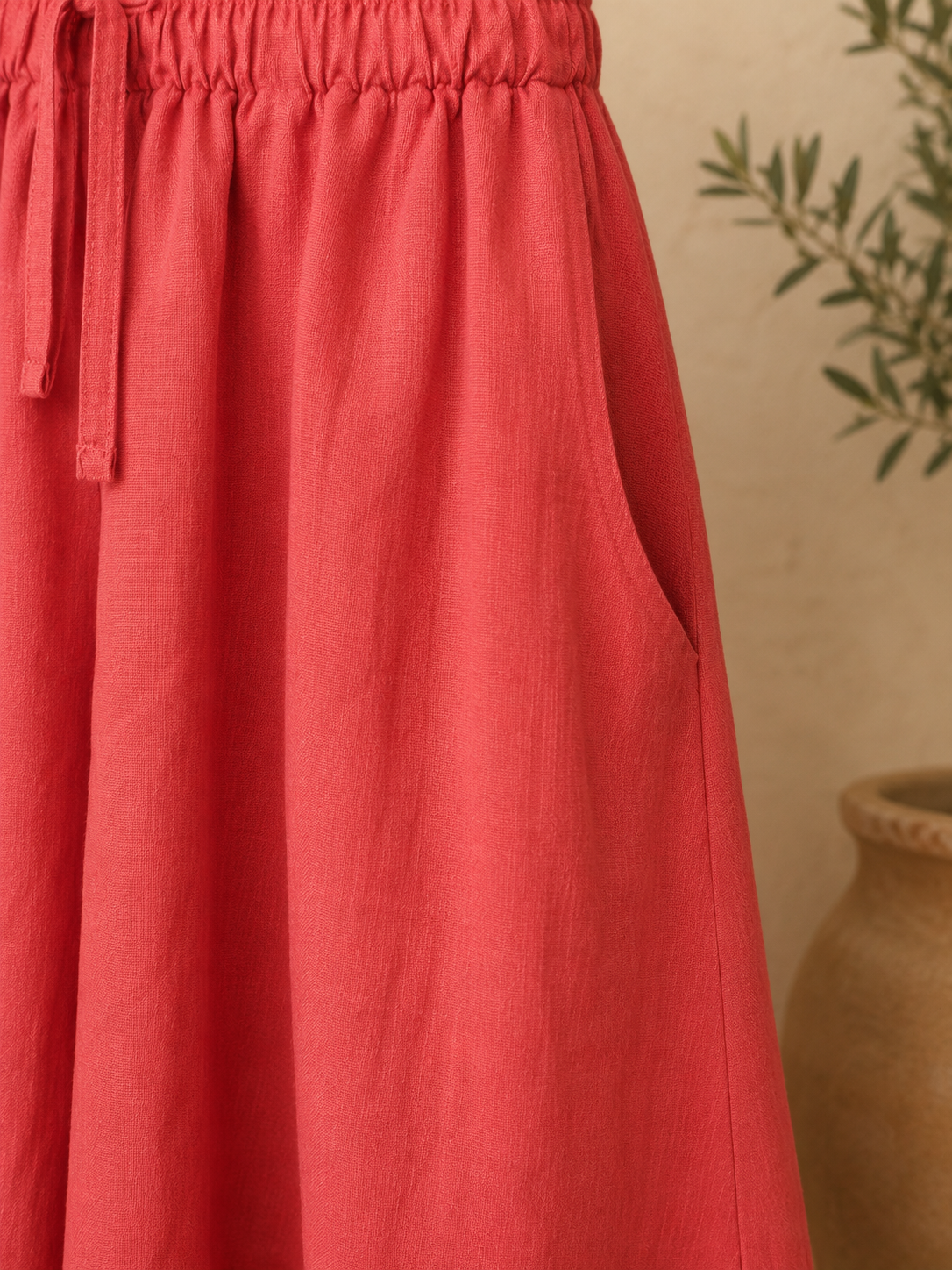 Coral Butterfly Pants
