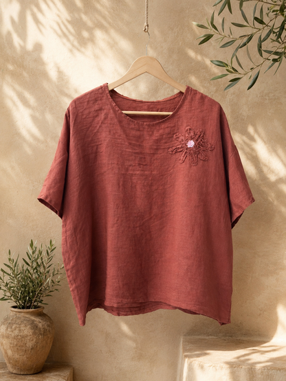 Terracota - Antifit Boxy Top