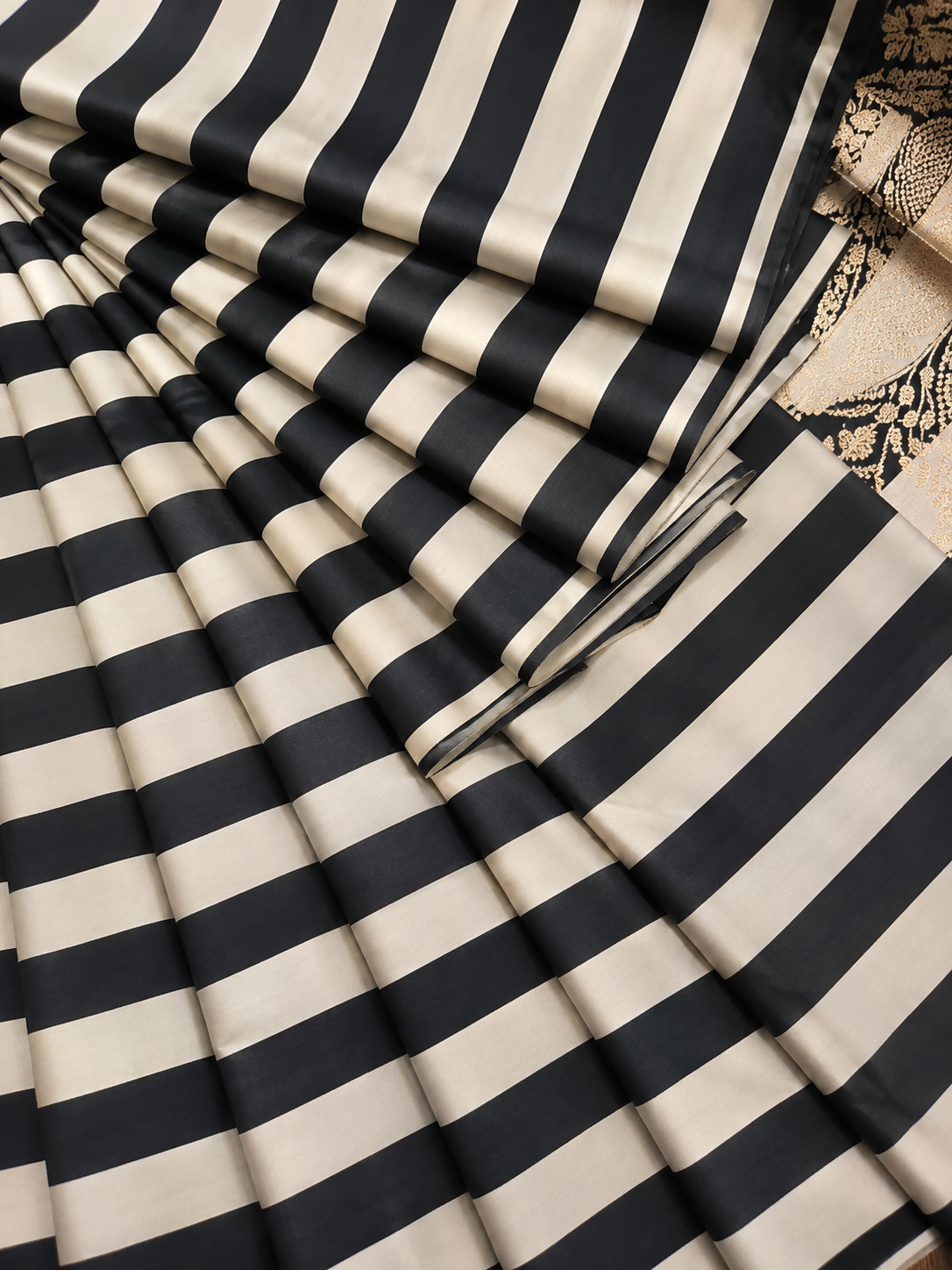 Contemporary Double Katan Banarsi Saree