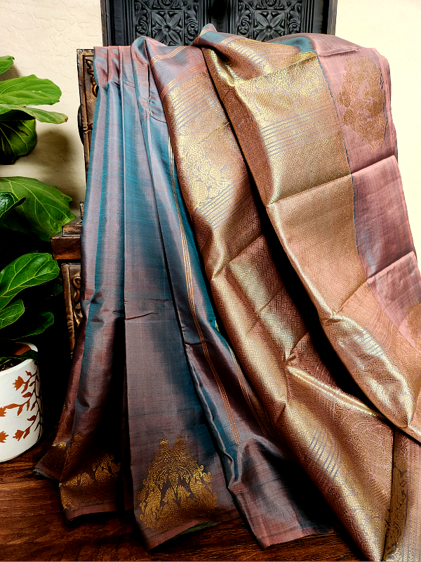 Short Color Kanjivaram Silk Saree