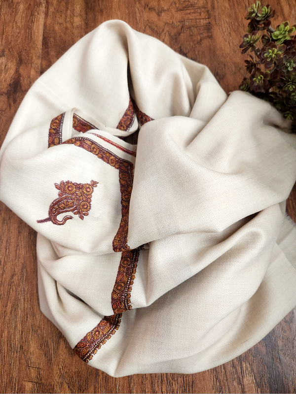 Porcelain Woolen Shawl