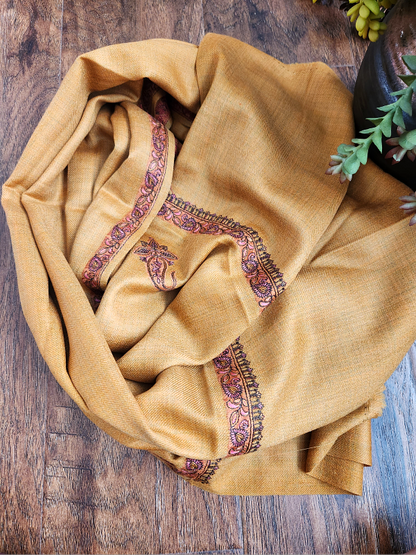 Tan Woolen Shawl