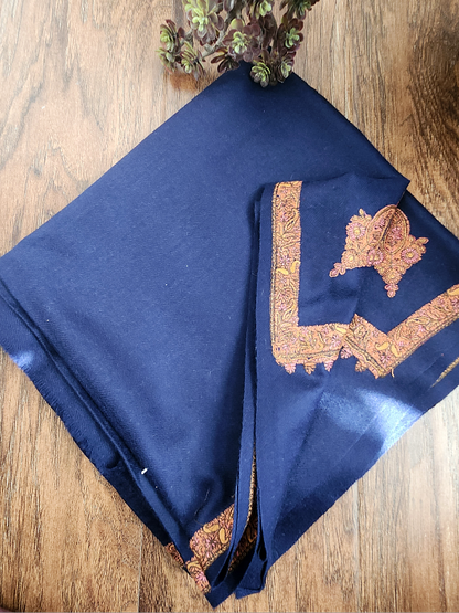 Night Blue Woolen Shawl