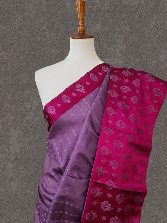 Mushroo Banarsi Silk Saree
