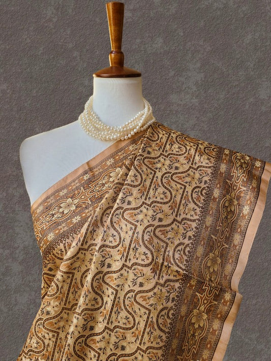 Jamawar Tanchoi Banarsi Silk Saree