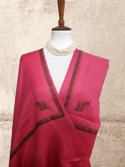 Hot Pink Woolen Shawl