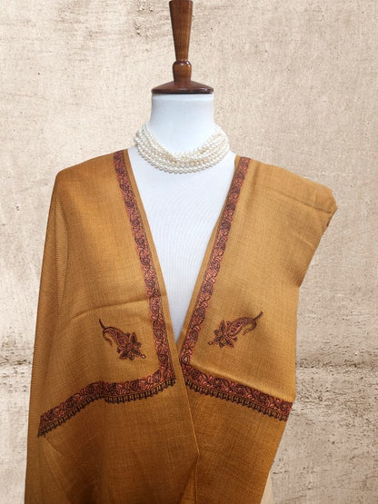 Tan Woolen Shawl