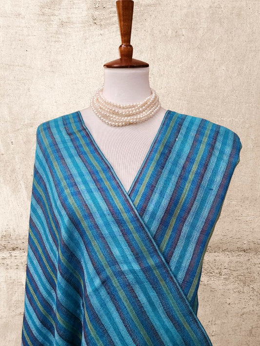 Plaid Check Woolen Reversible Shawl