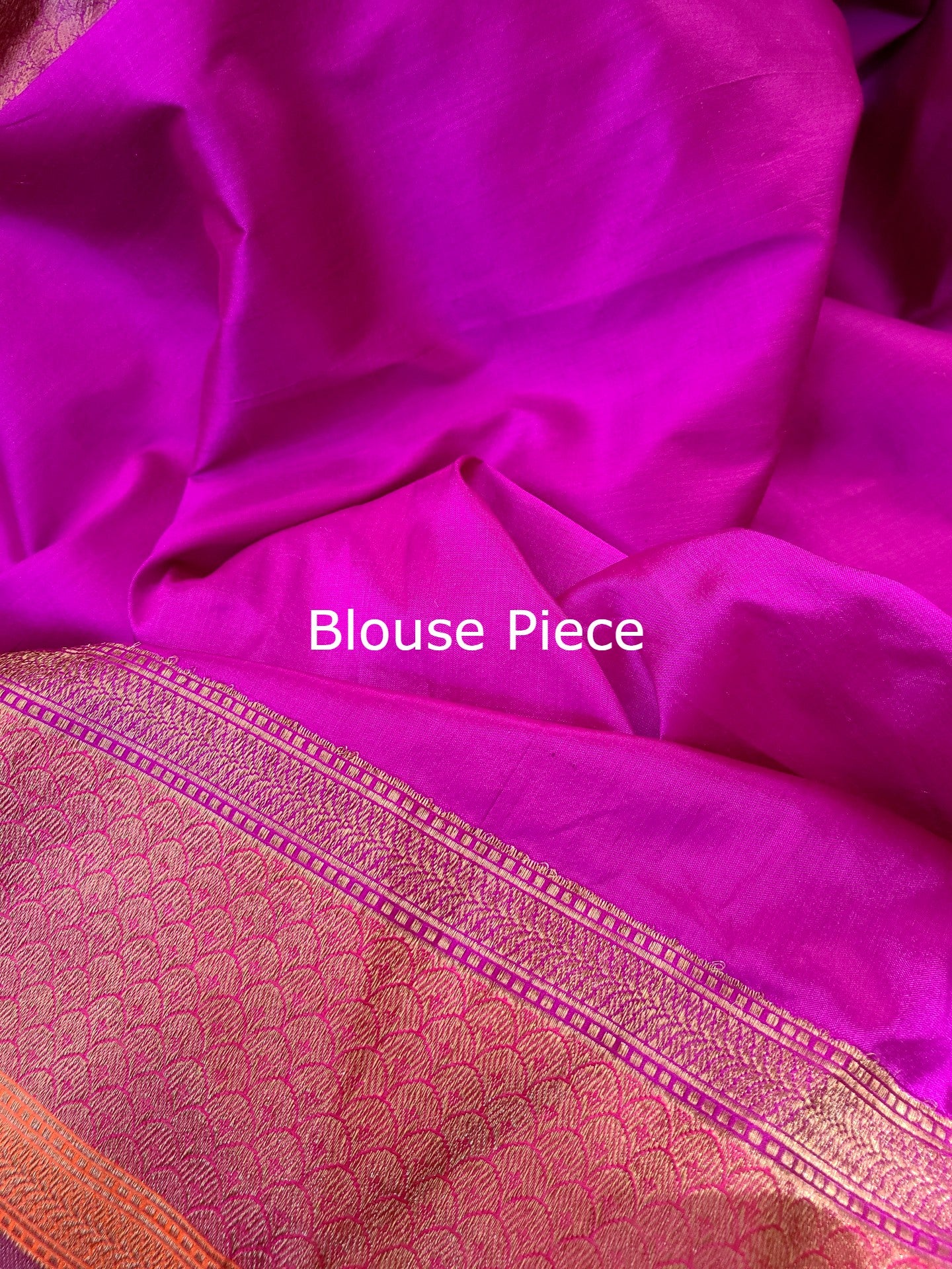 Gorgeous Satin Border Brocade Banarsi Silk Saree